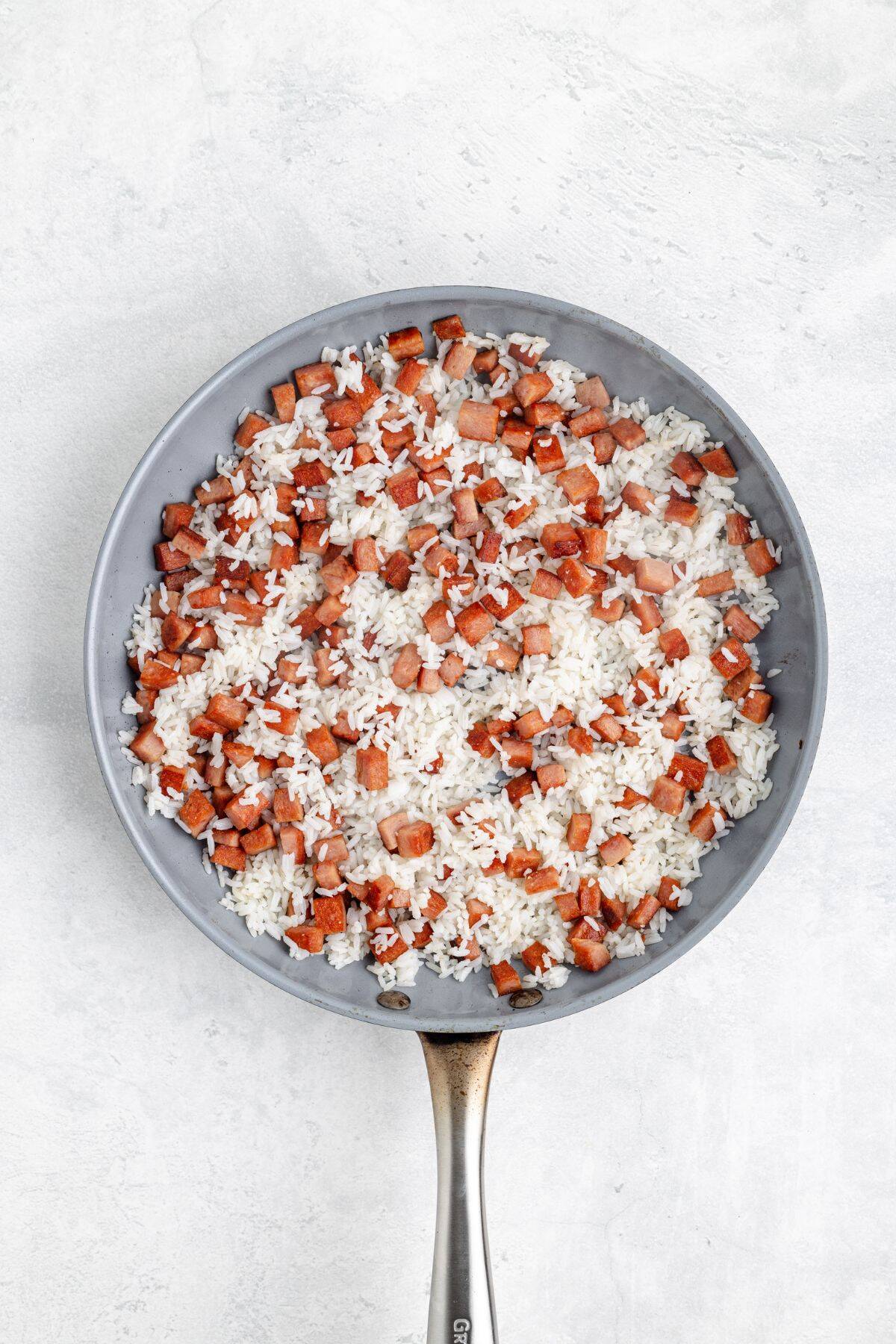 Easy Spam Fried Rice - A One Pot Wonder